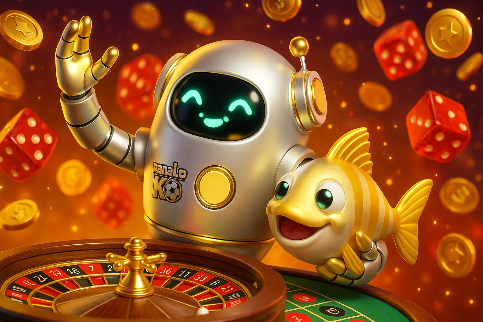 livecasino panaloko with golden fish